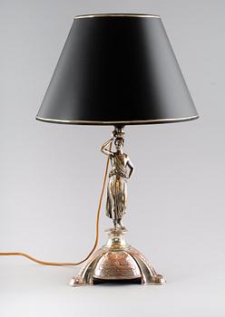 BORDSLAMPA, pläter, omkring år 1900.