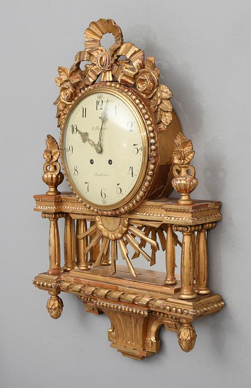 VÄGGPENDYL, Lenzkirchverk, gustaviansk stil, 1900-talets första hälft.