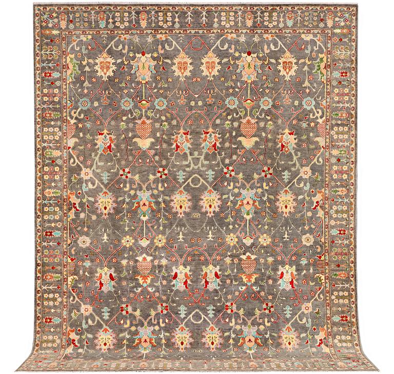 A Kazak carpet, c. 351 x 274 cm.