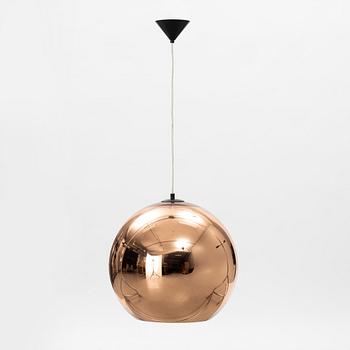 A 'Copper Shade' ceiling light by Tom Dixon from the 21st Century.