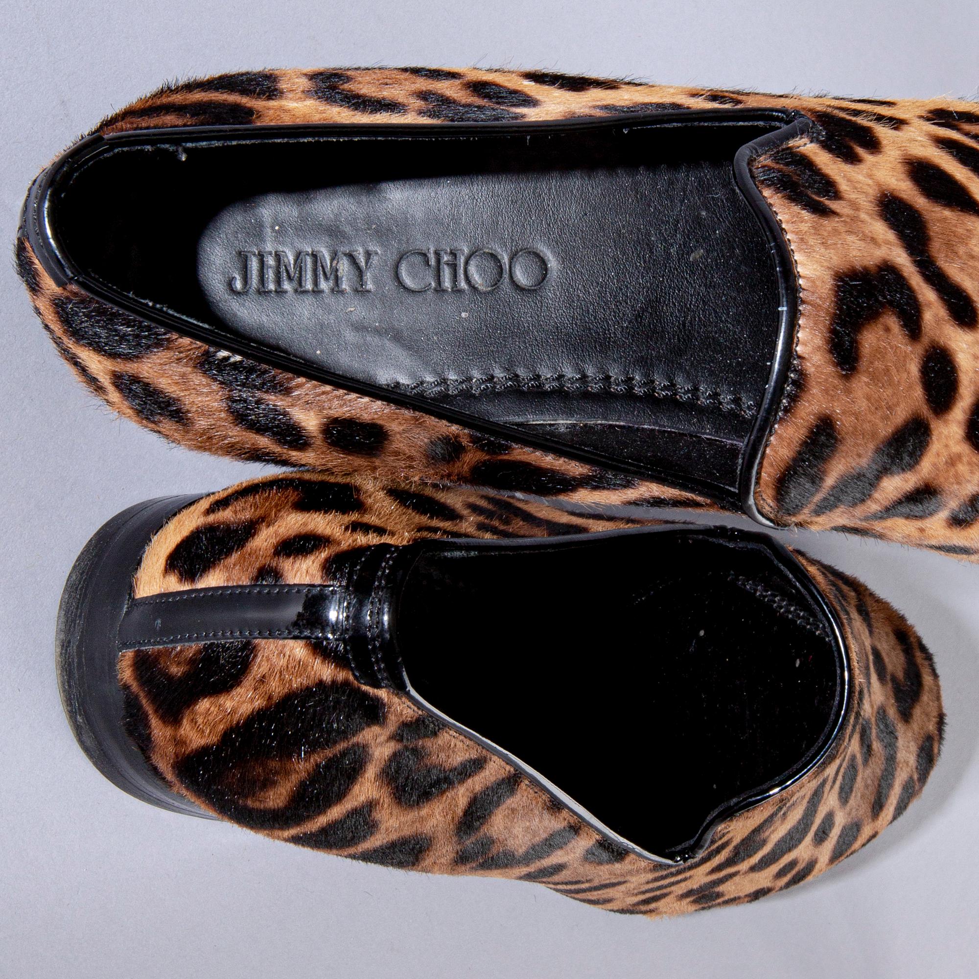 A pair of Jimmy Choo shoes, size 43.
