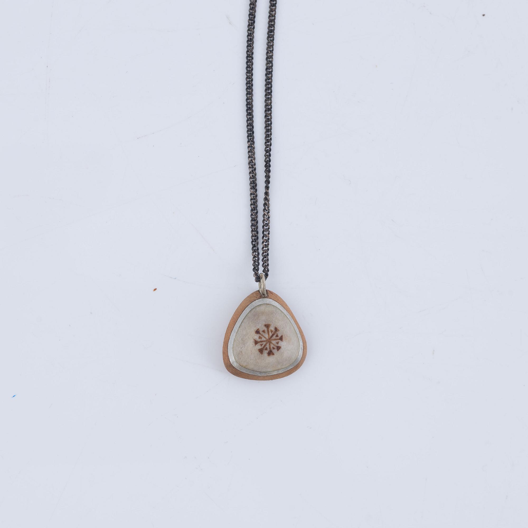 Sami work, 7 charms, 20th century.