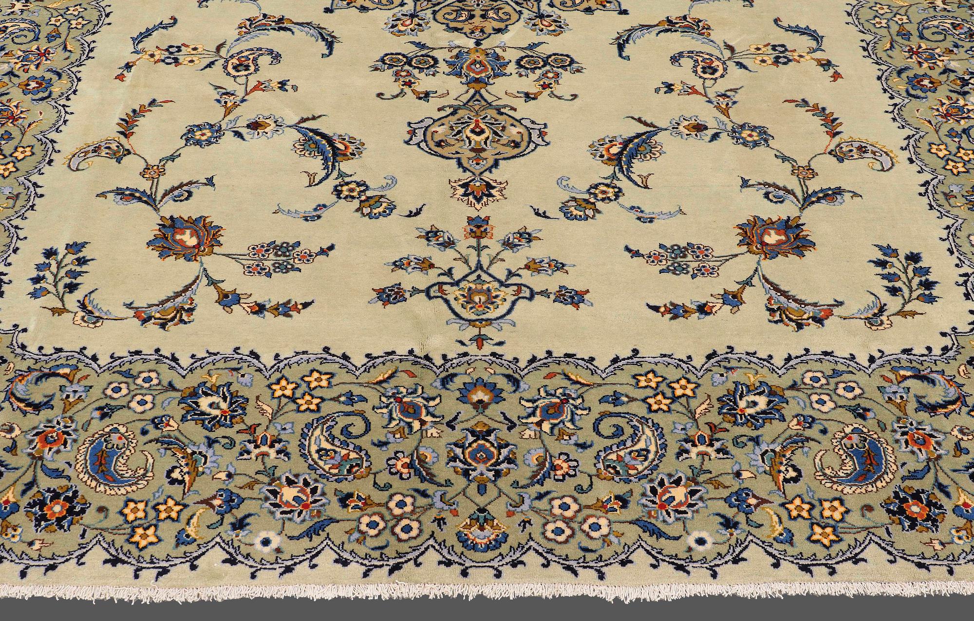 A CARPET, so called Royal Kashan, ca 370 x 280 cm.