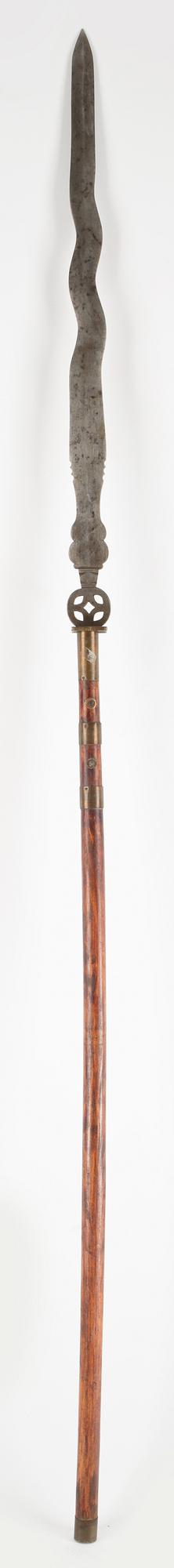 STÅNGVAPEN, orientaliskt, 1800/1900-tal.