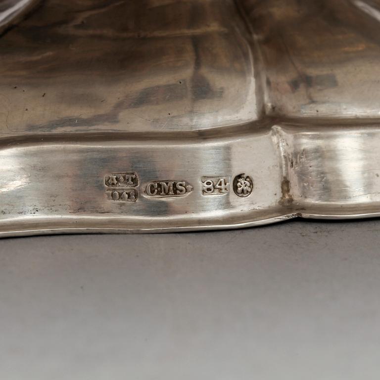 SKÅL på FOT, silver, Carl Magnus Stahle, nyrokoko, 1800-talets mitt, St Petersburg. Ca 260gr.