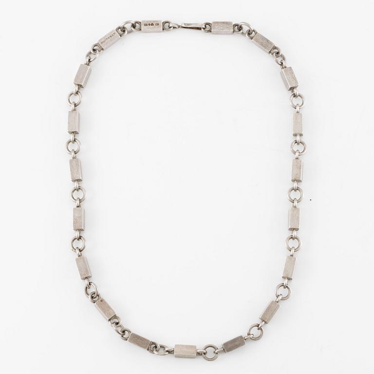 Wiwen Nilsson, necklace, sterling silver, Lund 1944.