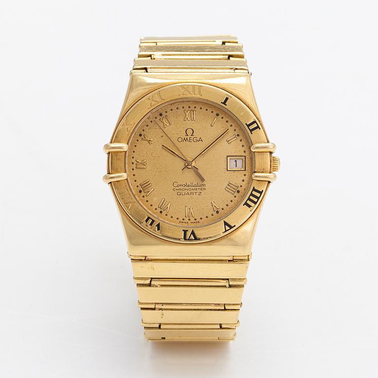 Omega, Constellation, chronometer, wristwatch, 32.5 mm.