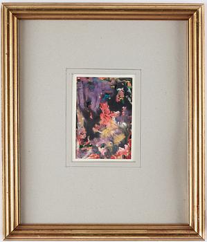 NELL WALDEN, mixed media on print, signed and dated-72.