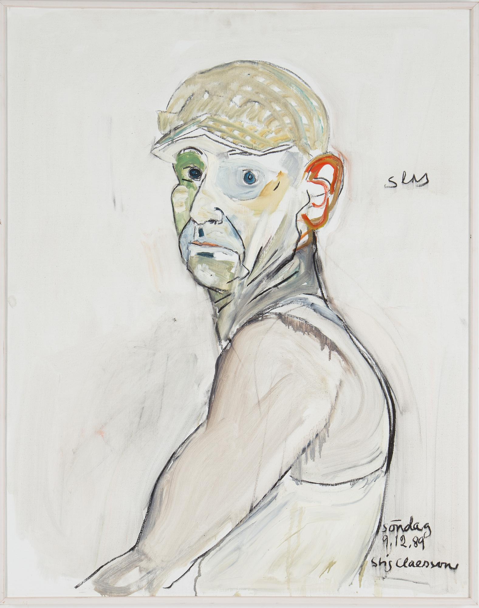 STIG CLAESSON, olja på duk, signerad och daterad söndag 9.12.89.
