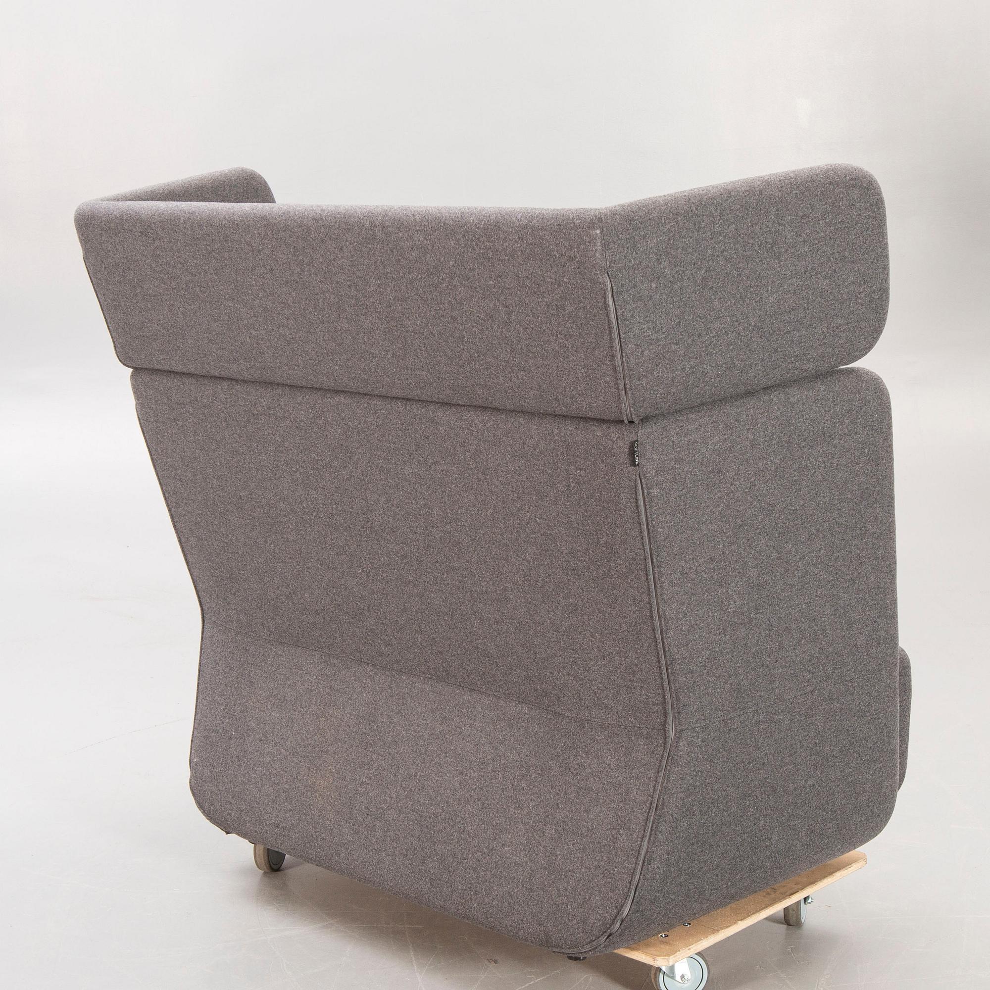 Matthias Demacker sofa "Basket tall" for Softline Denmark contemporary.