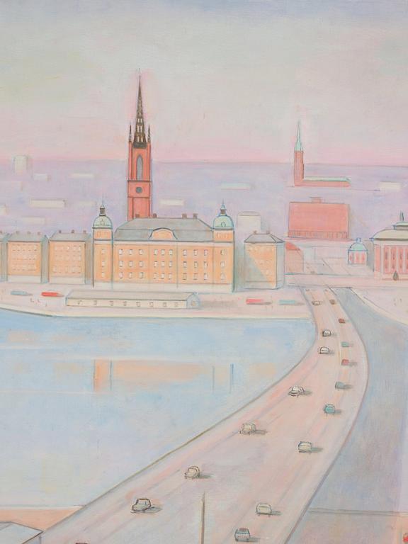 Einar Jolin, View over Stockholm from Söder.