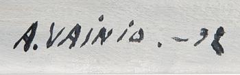 ARMAS VAINIO, öljy kankaalle, signeerattu ja päivätty -98.