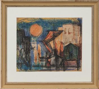 TUULIKKI PIETILÄ, krita, signerad och daterad 1952.