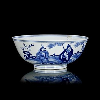 SKÅL, porslin. Kina. Sen Qing.