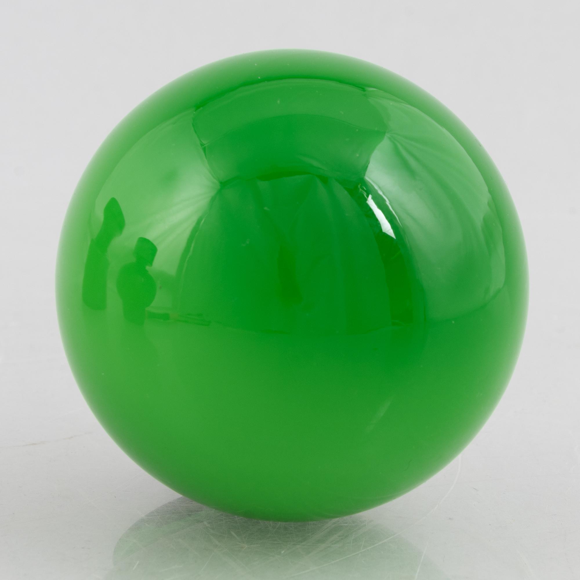 PO Ström, a set of three glass objects, Alsterfors glasbruk, 1960s/70s.