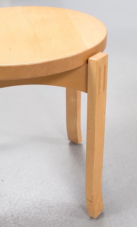 Six "model 127" stools, designed by Åke Axelsson for Gärsnäs, dated 1984.