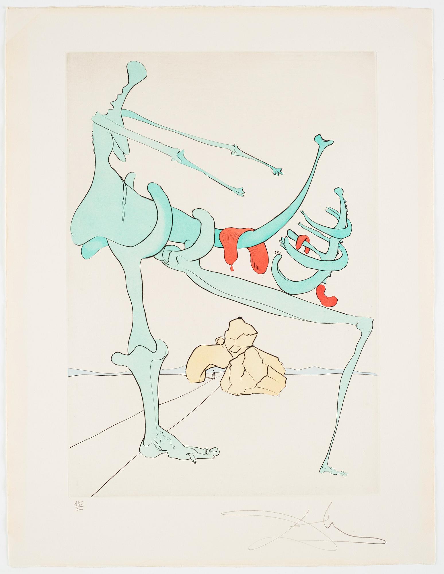 Salvador Dalí, "Visions de Quevedo".