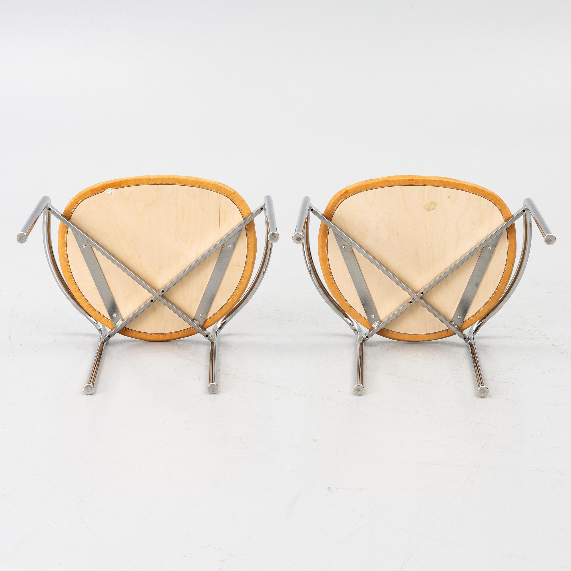 Karl-Johan Hjerling, stools, a pair, 2000s.