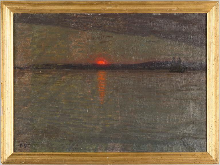 PELLE SWEDLUND, oil on canvas, signed.