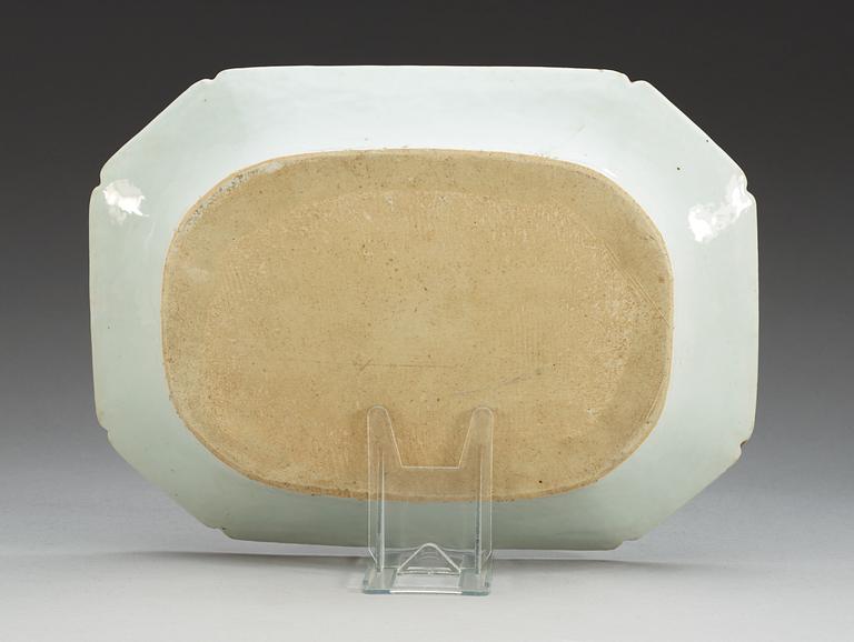 FAT, kompaniporslin. Qing dynastin, Qianlong (1736-95).