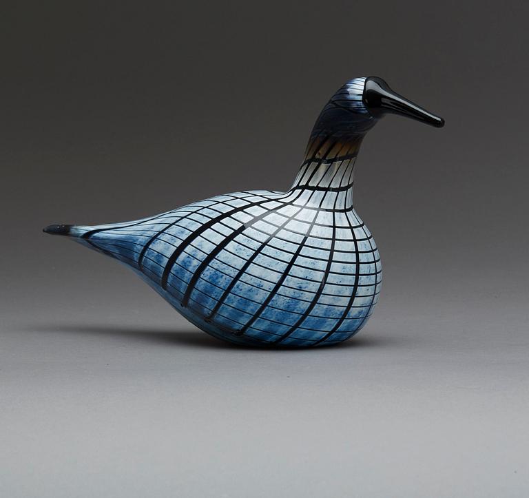 FIGURIN, glas, Oiva Toikka, Nuutajärvi, Iittala, signerad, 1900-talets andra hälft.