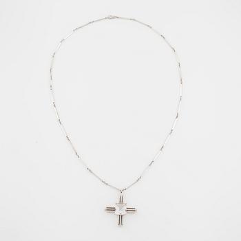 ATELJÉ STIGBERT, Stockholm, 1943, a faceted rock crystal pendant.