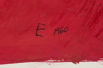 Eje Örberg, gouache, signed and dated 1960.