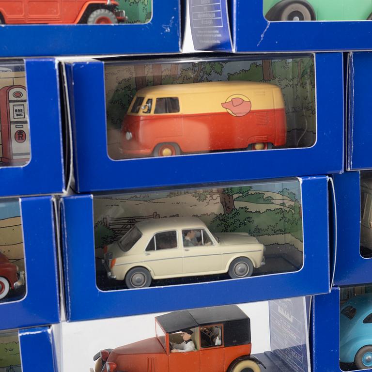 Model cars, 40 pcs, Tintin, Hergé-Moulinsart.