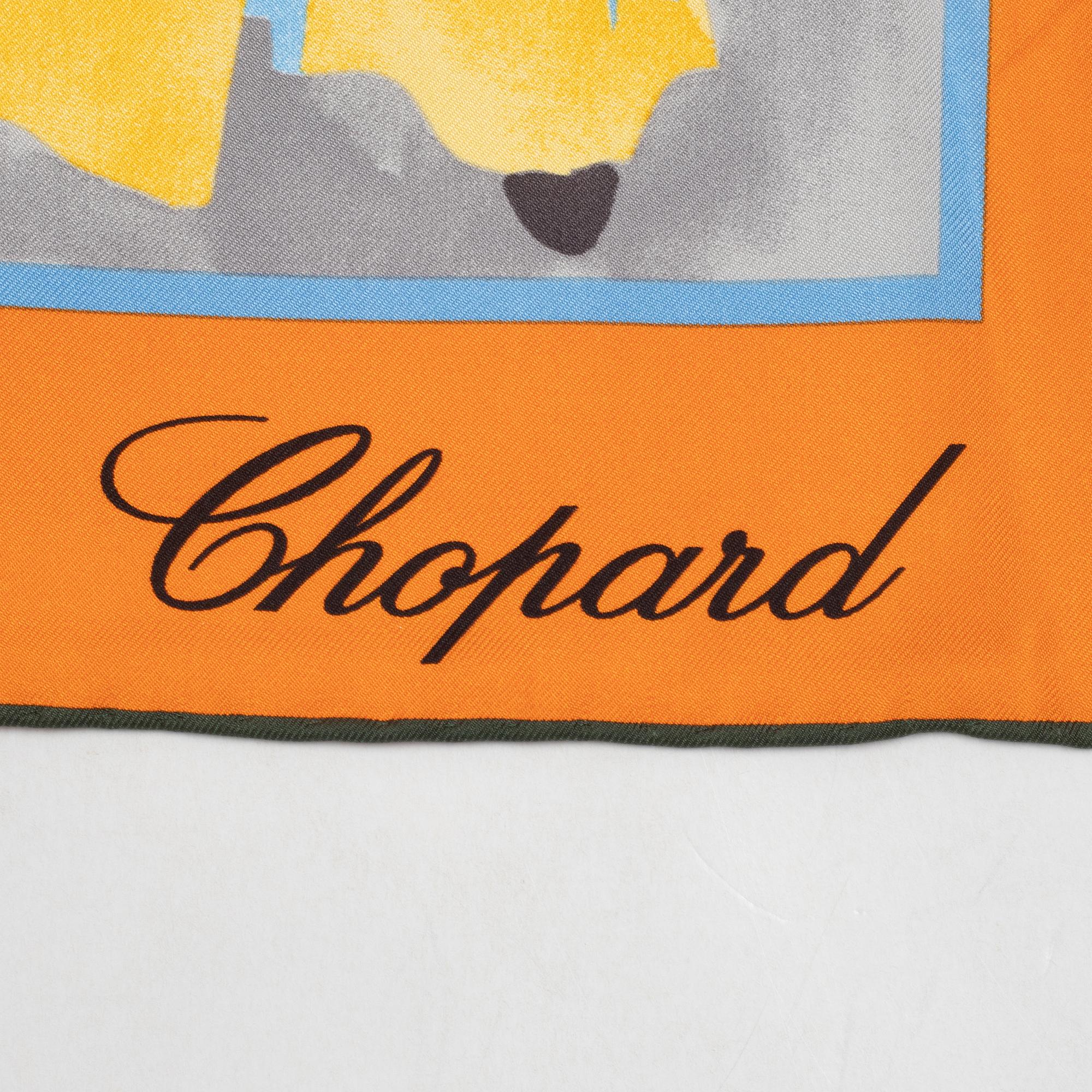 Chopard, scarf.