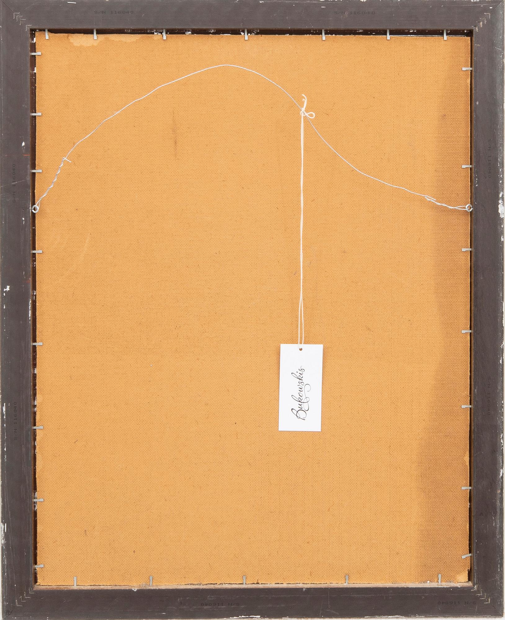 Bertil Gadö, olja på pannå, signerad och daterad 52.