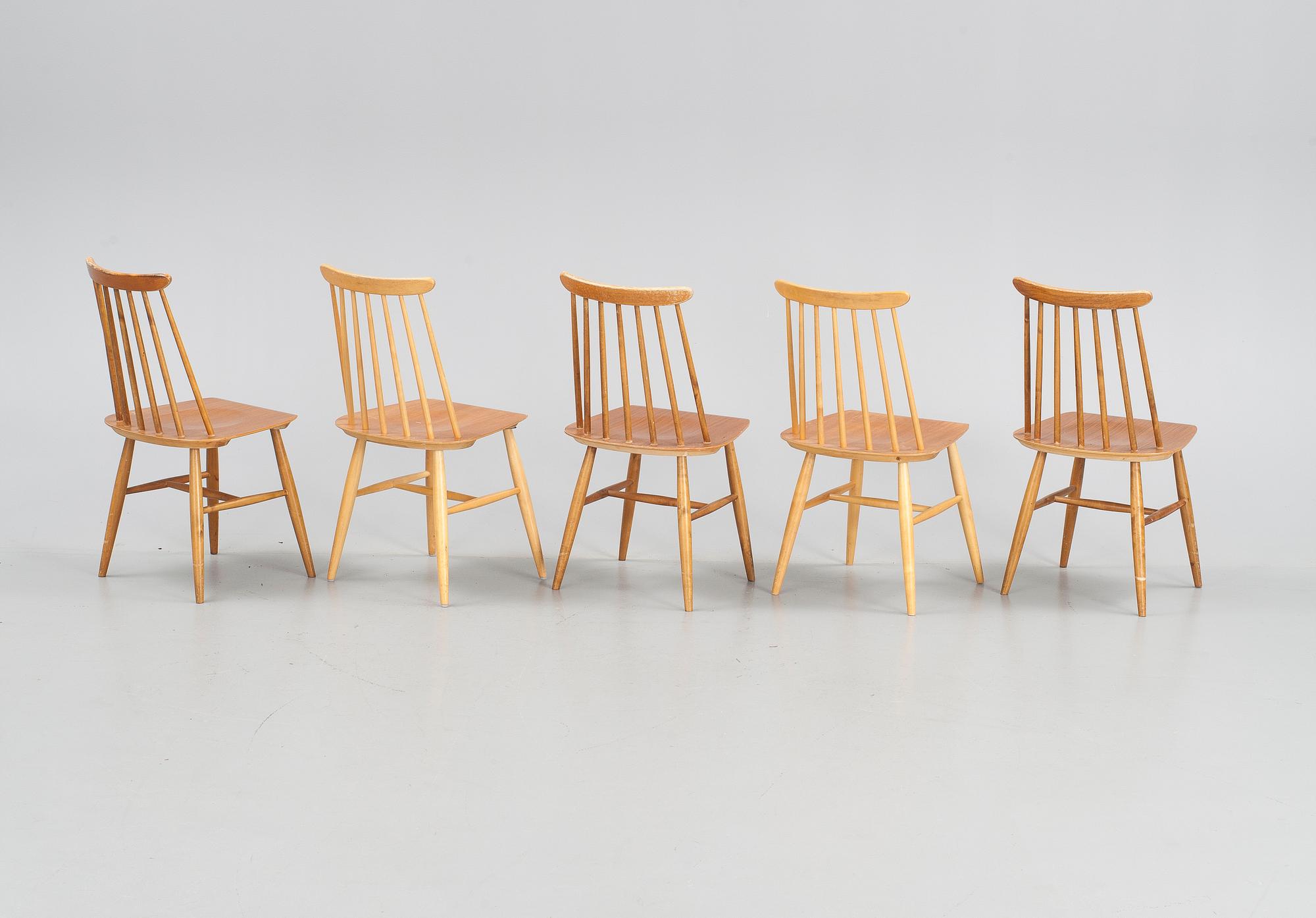 STOLAR, 2+3 st, "Fanett", Ilmari Tapiovaara, Edsbyverken, 1950-tal.