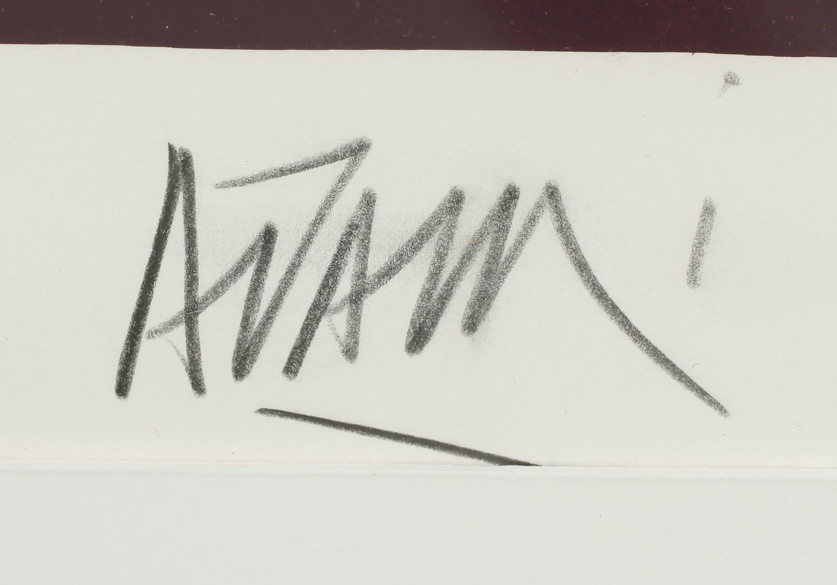 VALERIO ADAMI, färglitografi, sign, numr 98/140.