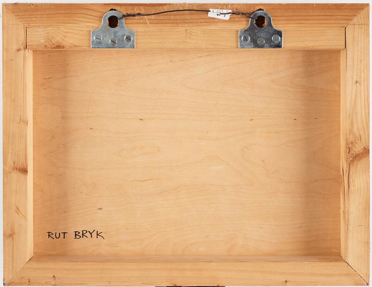 Rut Bryk, a stoneware wall relief, Arabia, Finland 1970's.