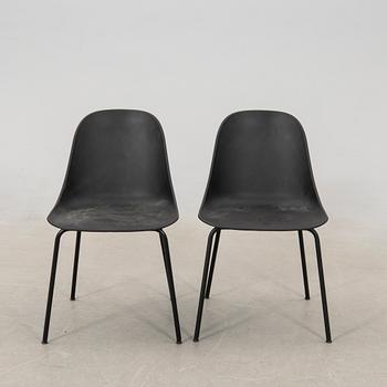 Norm Architects karmstolar 8 st samt stolar 2 st "Harbour dining chair" för  Audo Copenhagen 2020-tal.