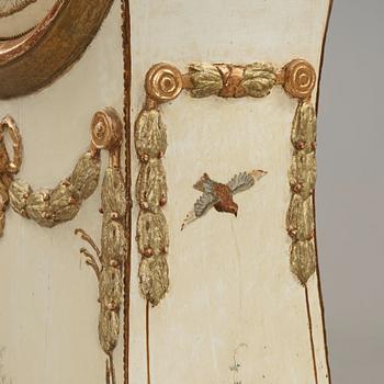 A Swedish Transition Rococo/Gustavian 18th century longcase clock.