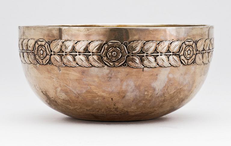 SKÅL, silver, Guldsmeds AB, Stockholm, 1922. Vikt 675 g.