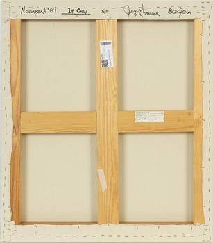 James Juszczyk, acrylic on canvas, signed and dated 1984 verso.