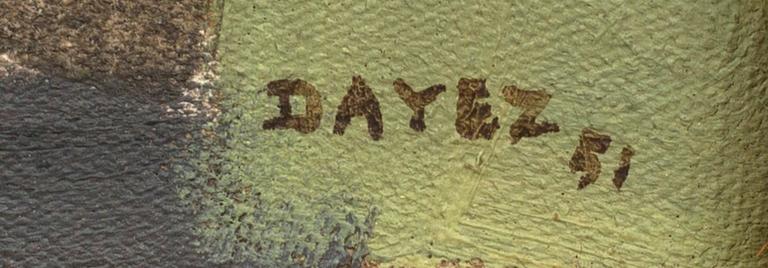 GEORGE DAYEZ, oil on canvas, signed and dated -51.