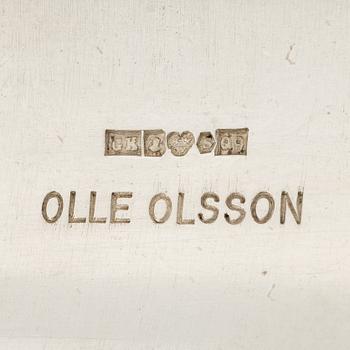 Olle Olsson for Kaplans, bracelet, silver, Stockholm 1966.
