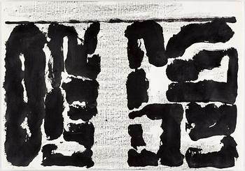 LARIS STRUNKE, Tusch, signerad.