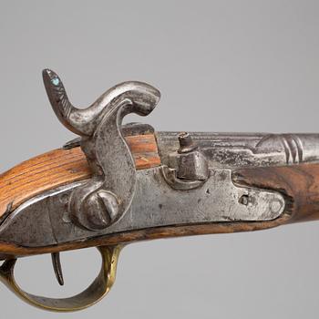 A 19TH CENTURY PERCUSSION PISTOL.