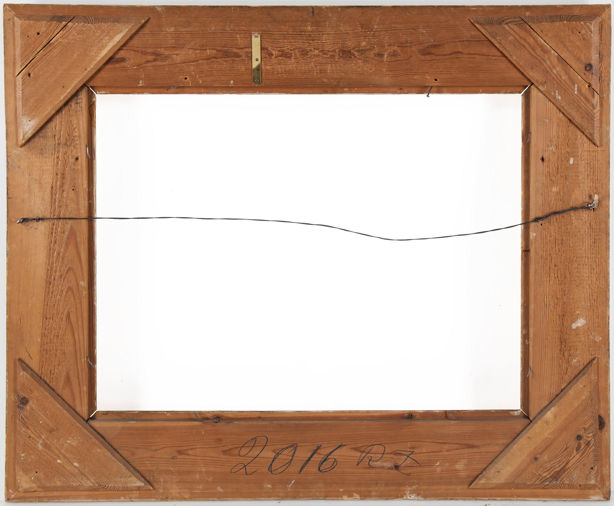 RAM, förgylld/bronserad, sent 1800-tal.