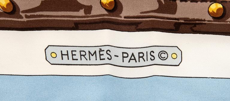 Hermès, sjal "Aux champs".