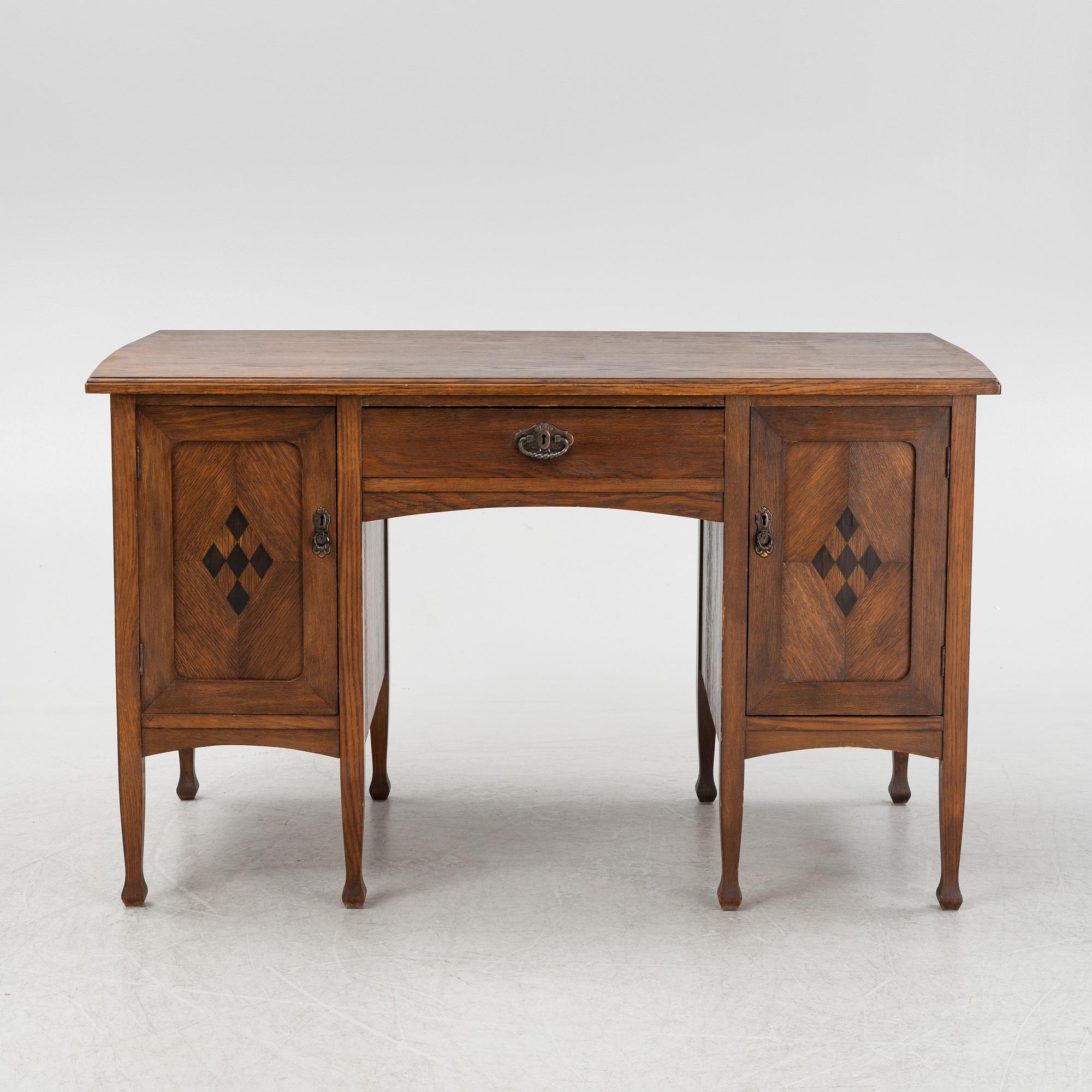 An early 20th century writing desk.