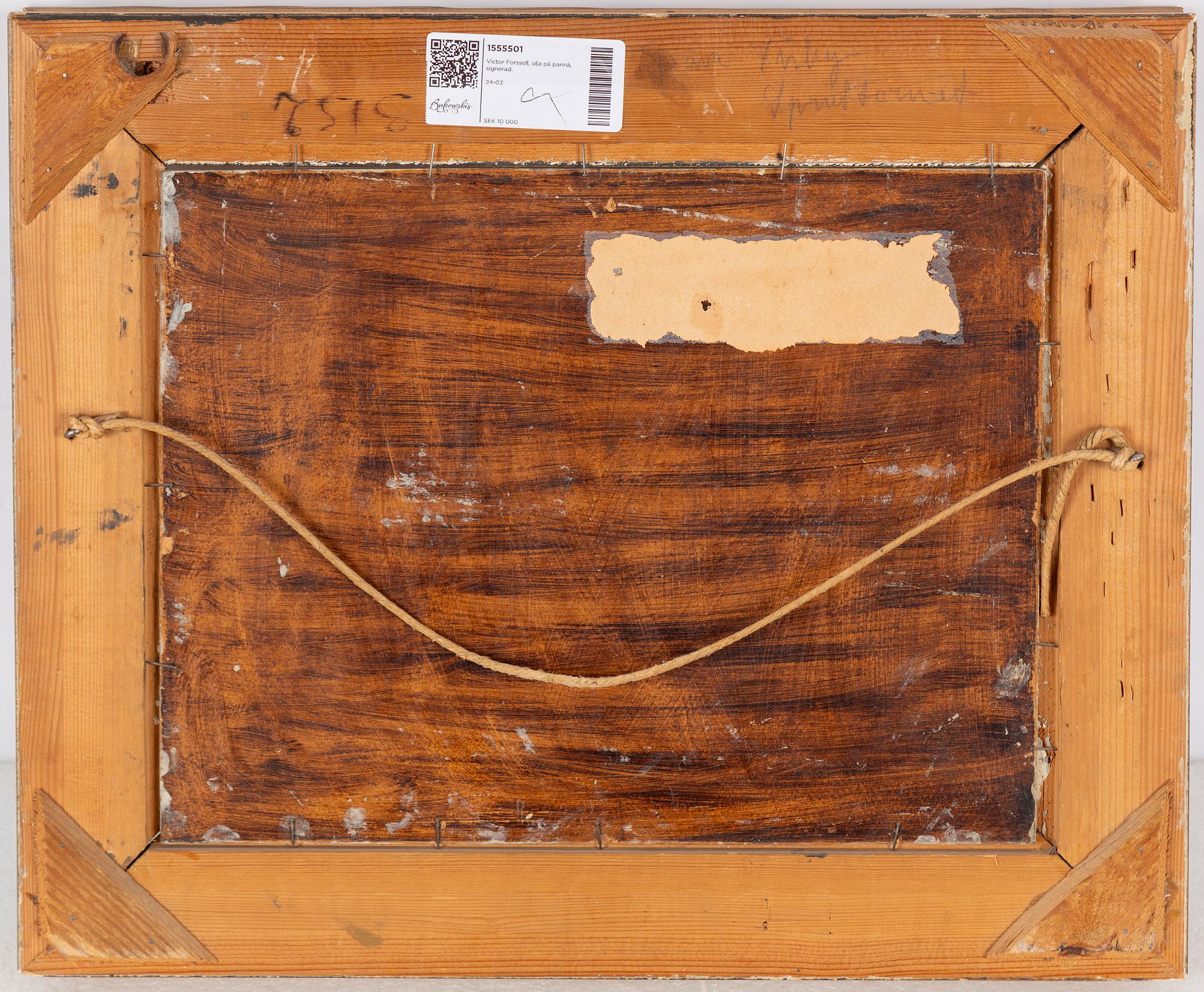 Victor Forssell, Vy mot Kruttornet, Visby från norr.