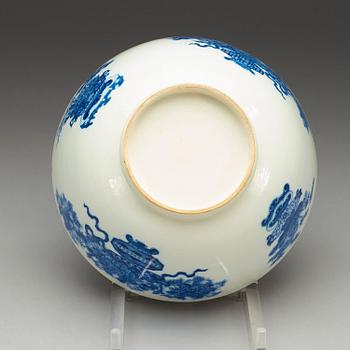 A soft paste punch bowl, Qing dynasty, Qianlong (1736-95).