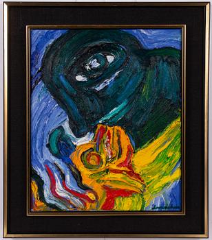 Bengt Lindström, Gul och blå figur.