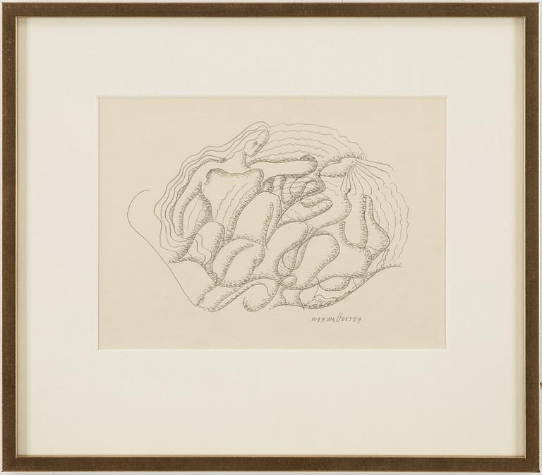 MAX WALTER SVANBERG, drawing signed and dated.