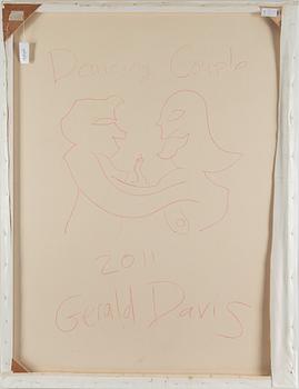 GERALD DAVIS, acrylic on canvas, signed and dated 2011 a tergo.