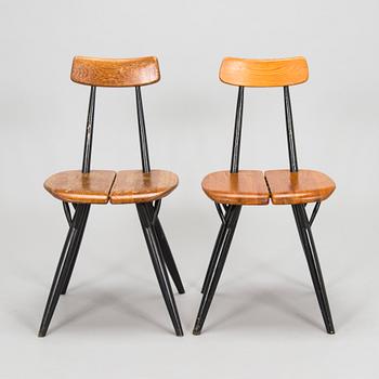 Ilmari Tapiovaara, two 'Pirkka' chairs Asko late 1950s and Laukaan Puu 1960s.